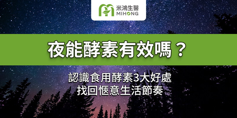 夜能酵素有效嗎？認識食用酵素3大好處，找回愜意生活節奏