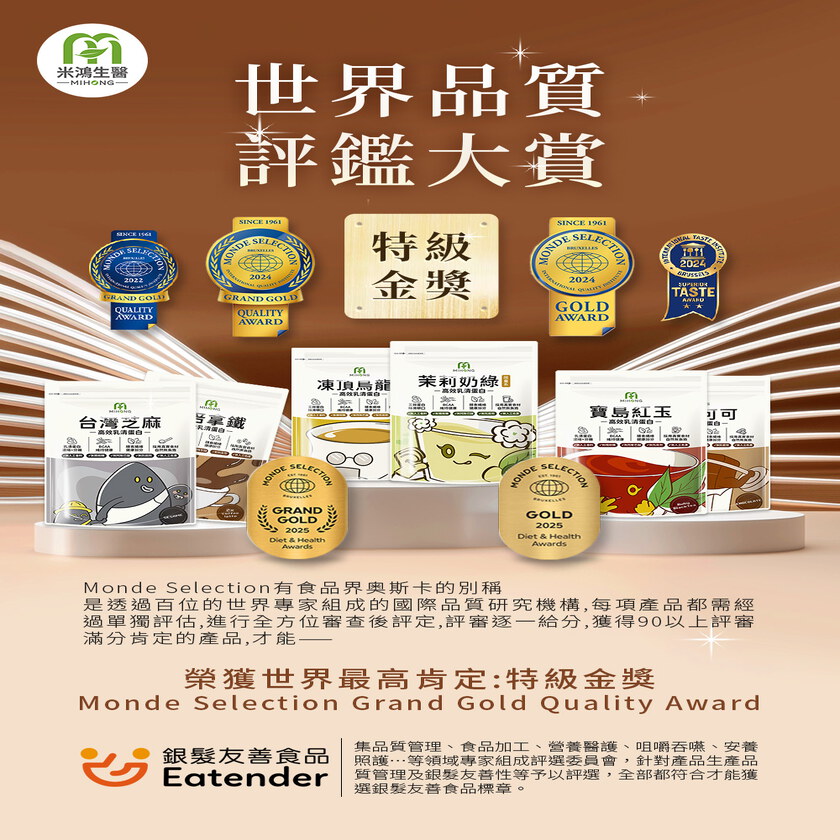 【小姐不熙娣&綜藝大熱門】MIHONG®多口味高效乳清蛋白-美味百卡小農飲