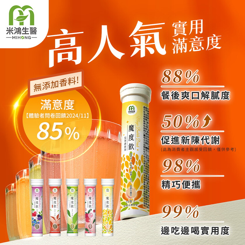 閱讀前哨站瓦基保養飲推薦－MIHONG® 魔度飲(20杯/支)