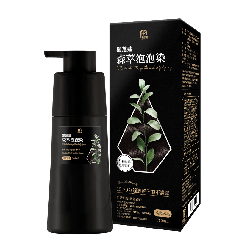 MIHONG® 髮蓬蓬森萃泡泡染(360ml/瓶)