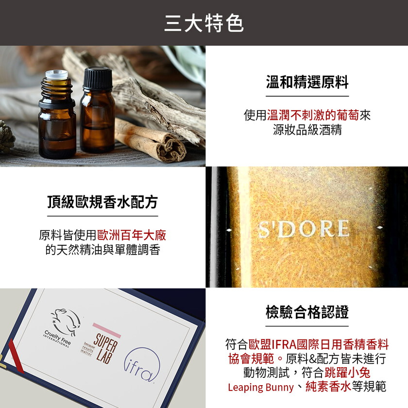 S'Doré序時™淡香精系列-(30毫升/瓶)