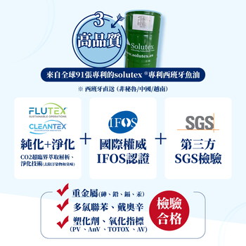 MIHONG® 西班牙頂級魚油85％ r-TG(30顆/盒)