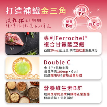 MIHONG® 雙甘型甘氨酸亞鐵(30顆/袋)