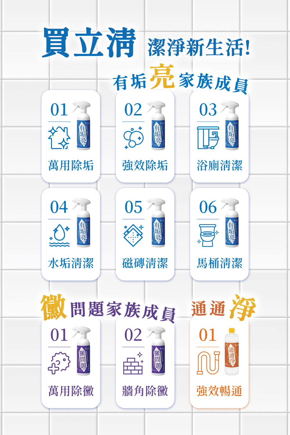 ❤️【明星商品優惠中】❤️有垢亮/黴問題/通通淨